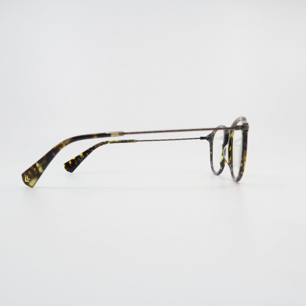 John Varvatos VJV421 47mm Olive Tortoise Oval New Men's Eyeglasses. - Picture 4 of 8